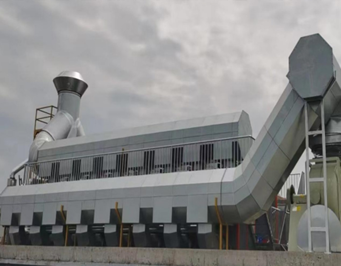 Waste gas treatment