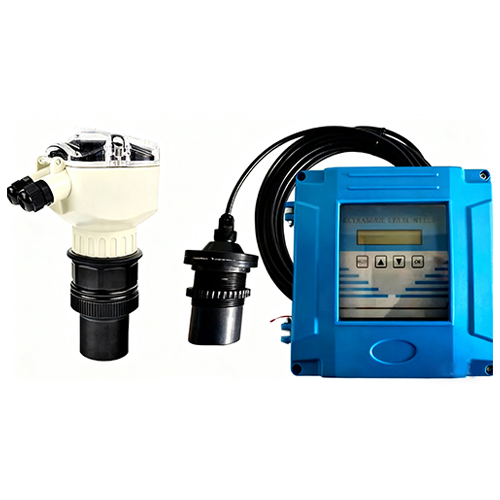One-body/one-part ultrasonic liquid level gauge